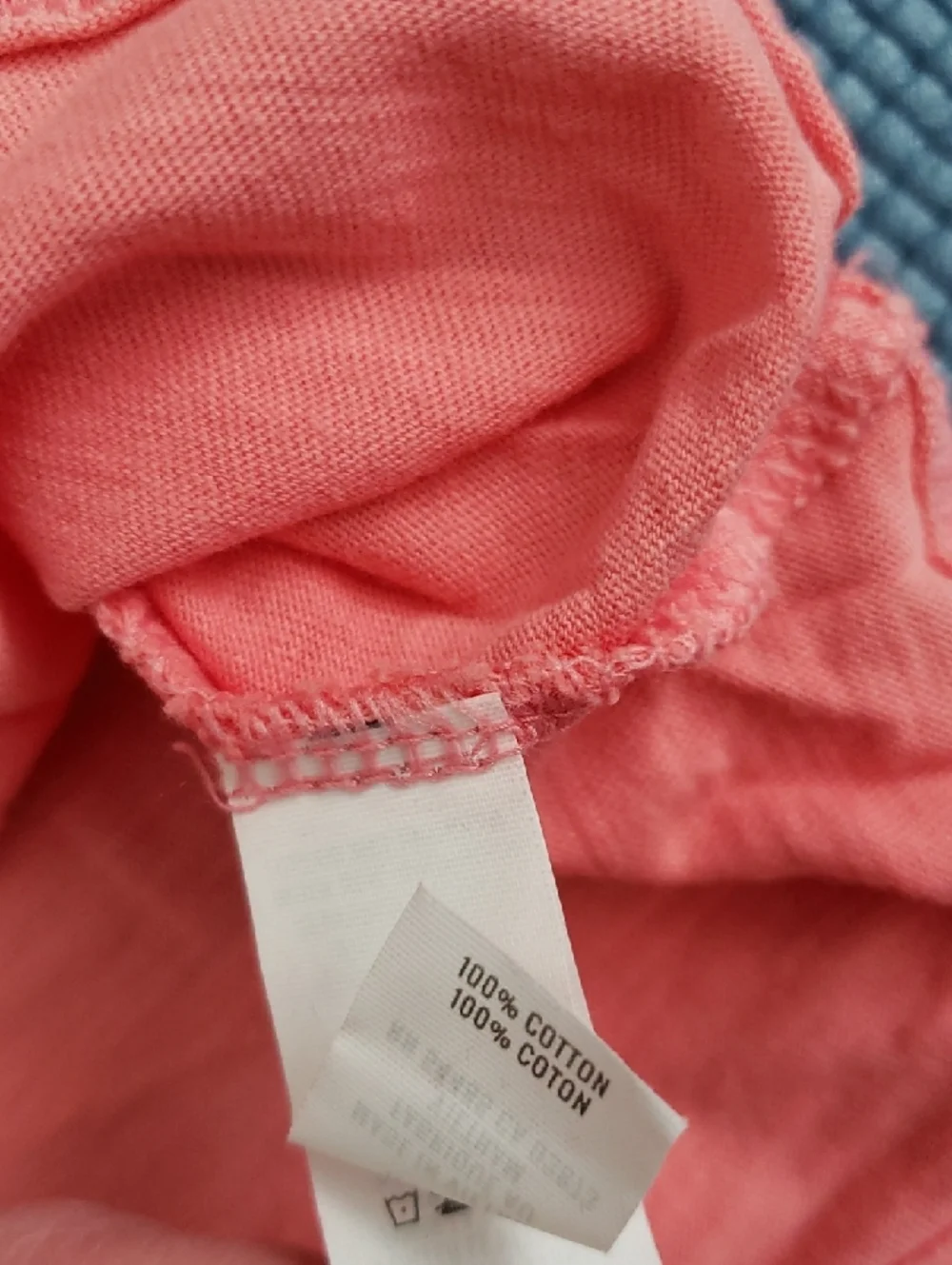 Aerie Cotton Tee Coral - Picture 3 of 7